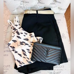 Zara Trouser Shorts with Belt